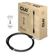 CLUB3D USB Type-C to Type-A Cable Male/Male 1Meter 60Watt