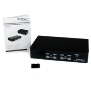 StarTech.com Professionell VGA USB KVM-switch med 4 portar och hubb
