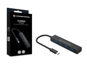 Conceptronic CTC4USB3 gränssnittshubbar USB 3.2 Gen 1 (3.1 Gen 1) Type-C 5000 Mbit/s