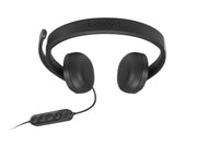 Lenovo VoIP Headset 5000 Kabel Huvudband Kontor/callcenter USB Type-C Svart