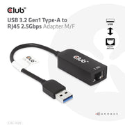CLUB3D CAC-1420 nätverkskort Ethernet 2500 Mbit/s - 1x1G