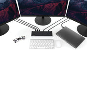 StarTech.com 4K USB-C-docka för tre skärmar med 5 USB 3.0-portar