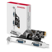 Axagon PCEA-S2N nätverkskort/adapters Intern RS-232