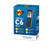 Fon FRITZ! C6 DECT-telefon Namn och uppringnings-ID Svart