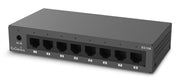 EnGenius ES108 nätverksswitchar Ohanterad Gigabit Ethernet (10/100/1000) Svart