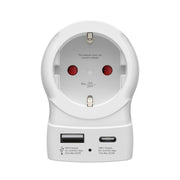 Hama EU to US reseadaptrar Typ B Typ C (Europlug) + typ F Vit