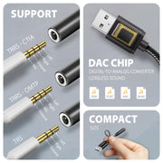 Axagon ADA-HA ljudkort 2.0 kanaler USB