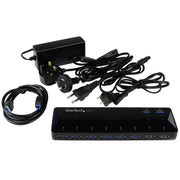 StarTech.com USB 3.0-hub med 10 portar och laddnings- &amp; synkningsportar