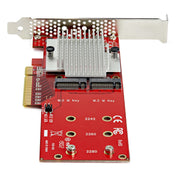 StarTech.com x8 Dual M.2 PCIe SSD-adapter