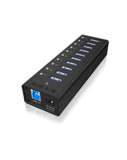 ICY BOX IB-AC6110 USB 3.2 Gen 1 (3.1 Gen 1) Type-B 5000 Mbit/s Svart