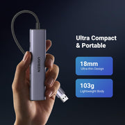Ugreen 60554 dockningsstationer för bärbara datorer Kabel USB 3.2 Gen 1 (3.1 Gen 1)
