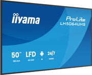 iiyama LH5064UHS-B1AG skyltställ Platt skärm för digital skyltning