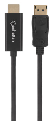 Manhattan 152679 videokabeladapter 1,8 m DisplayPort HDMI Svart