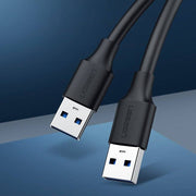 Ugreen US128 10308 USB-kablar USB 2.0 0,5 m USB A 0,48 Gbit/s Svart