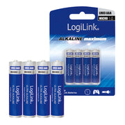 LogiLink LR03B4 hushållsbatteri Engångsbatteri AAA Alkalisk