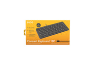 ZAGG Connect Keyboard 12C tangentbord Universal USB QWERTY Nordic Svart