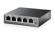 TP-Link TL-SG105E hanterad L2 Gigabit Ethernet (10/100/1000) Svart