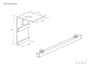 Multibrackets 7178 projektordukar 3,43 m - 345"