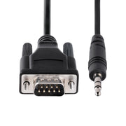 StarTech.com 1 m DB9 till 3,5 mm seriell kabel för konfiguration av seriell enhet