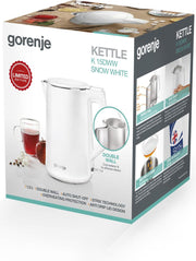 Gorenje 737894 vattenkokare 1,5 l 2200 W Vit