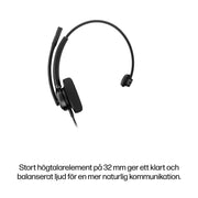 HP Poly Mission 415 trådat USB-monoheadset Classic