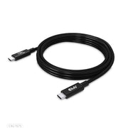 CLUB3D CAC-1575 USB-kablar USB4 Gen 2x2 2 m USB C 20 Gbit/s 240 W Svart