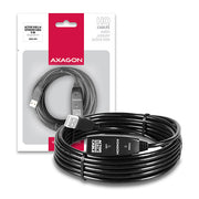 Axagon ADR-205 USB-kablar USB 2.0 5 m USB A 0,48 Gbit/s Svart