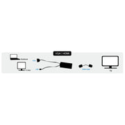 LogiLink CV0060 videokabeladapter Svart
