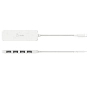 j5create Miljövänlig USB-C till 4-portars typ-A Gen 2-hubb