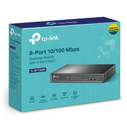TP-Link TL-SF1008P Ohanterad Fast Ethernet (10/100) Strömförsörjning via Ethernet