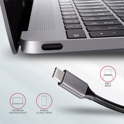 Axagon HMC-5 dockningsstationer för bärbara datorer Kabel USB 3.2 Gen 1 (3.1 Gen 1)