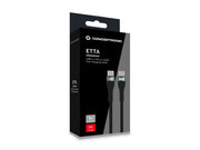 Conceptronic ETTA01B20 USB-kablar USB 2.0 2 m USB C 0,48 Gbit/s 100 W Svart
