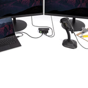 StarTech.com ST4200USBM gränssnittshubbar USB 2.0 Type-B 480 Mbit/s Svart
