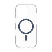 PanzerGlass CARE by Urban Combat Case Transparent w. Blue MagSafe iPhone 16 Pro