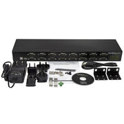 StarTech.com USB till seriell adapterhubb med 16 portar