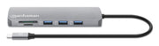 Manhattan 190459 dockningsstationer för bärbara datorer Kabel USB 3.2 Gen 1 (3.1 Gen