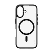 PanzerGlass CARE by Urban Combat Case Transparent w. Black Frame & MagSafe iPhone 16
