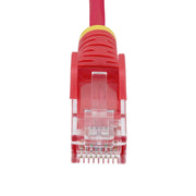StarTech.com 2 m röd smal CAT6 Ethernet-kabel