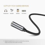 Ugreen 30632 mobiltelefonkablar Svart USB C 3,5mm