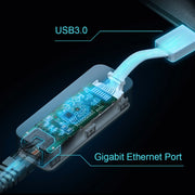 TP-Link UE300 nätverkskort Ethernet 1000 Mbit/s - 1x1G