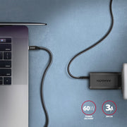Axagon BUCM3-CM15AB USB-kablar USB 3.2 Gen 1 (3.1 Gen 1) 1,5 m USB C 5 Gbit/s 60 W