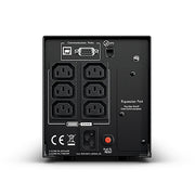 CyberPower PR750ELCD strömskydd (UPS) Linjeinteraktiv 0,75 kVA 675 W 6 AC-utgångar