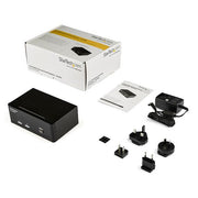 StarTech.com DisplayPort KVM-switch med 2 portar för dubbla skärmar