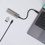 StarTech.com USB-C-hubb med 4 portar