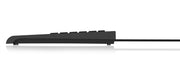 KeySonic ACK-3410 (US) tangentbord Kontor USB Engelska (USA) Svart