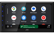 JVC KW-M595DBT radio/digitalmottagare för bil Svart