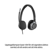 HP Poly Mission 625 trådat USB-stereoheadset
