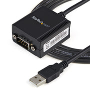 StarTech.com FTDI USB till seriell RS232-kabeladapter med 1 port och COM-retention