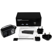 StarTech.com Dubbel USB DisplayPort KVM-switch med 2 portar