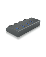 ICY BOX IB-HUB1405 USB 3.2 Gen 1 (3.1 Gen 1) Type-B 5000 Mbit/s Antracit